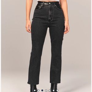 BRAND new Mixed Fabric Curve Love Ultra High Rise Ankle Straight Jean